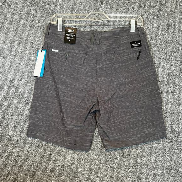Quiksilver Board Shorts Swim Trunks Mens 29 Gray Regular Fit Amphibian NEW - Picture 9 of 10